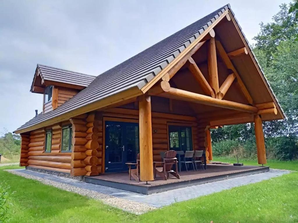 Unieke Houten Villa Met Sauna In Twente - 5P Den Ham المظهر الخارجي الصورة