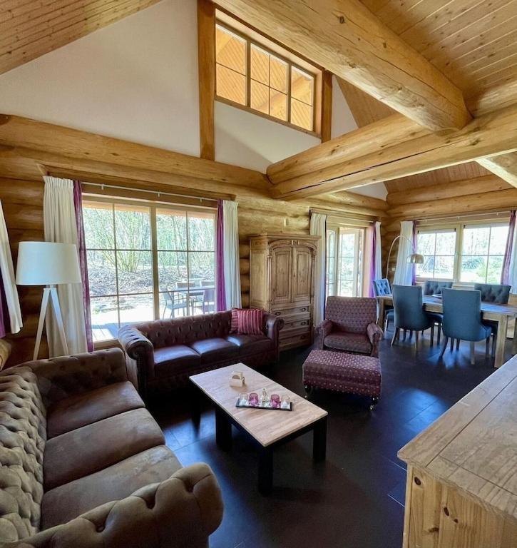 Unieke Houten Villa Met Sauna In Twente - 5P Den Ham المظهر الخارجي الصورة