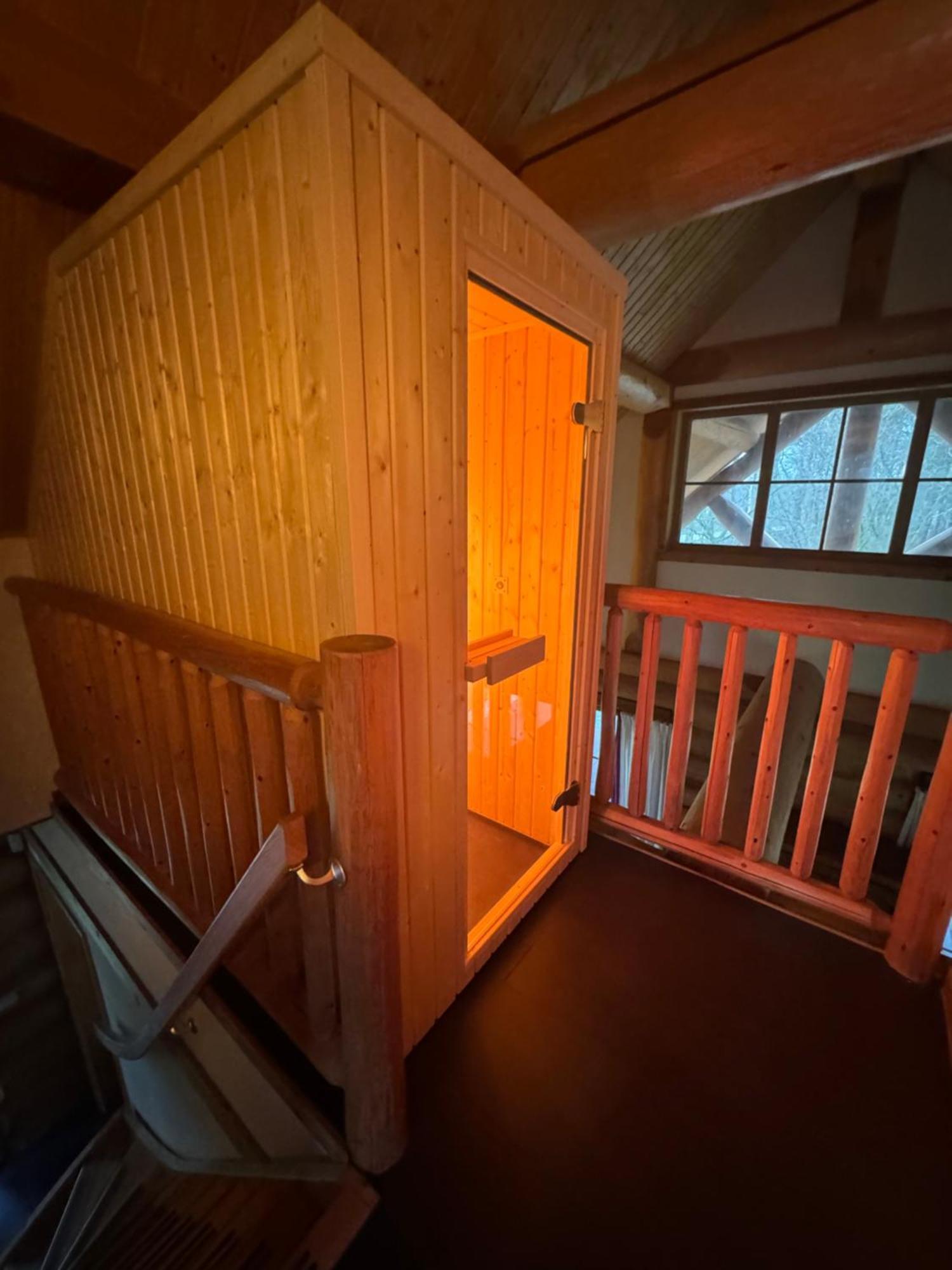 Unieke Houten Villa Met Sauna In Twente - 5P Den Ham المظهر الخارجي الصورة